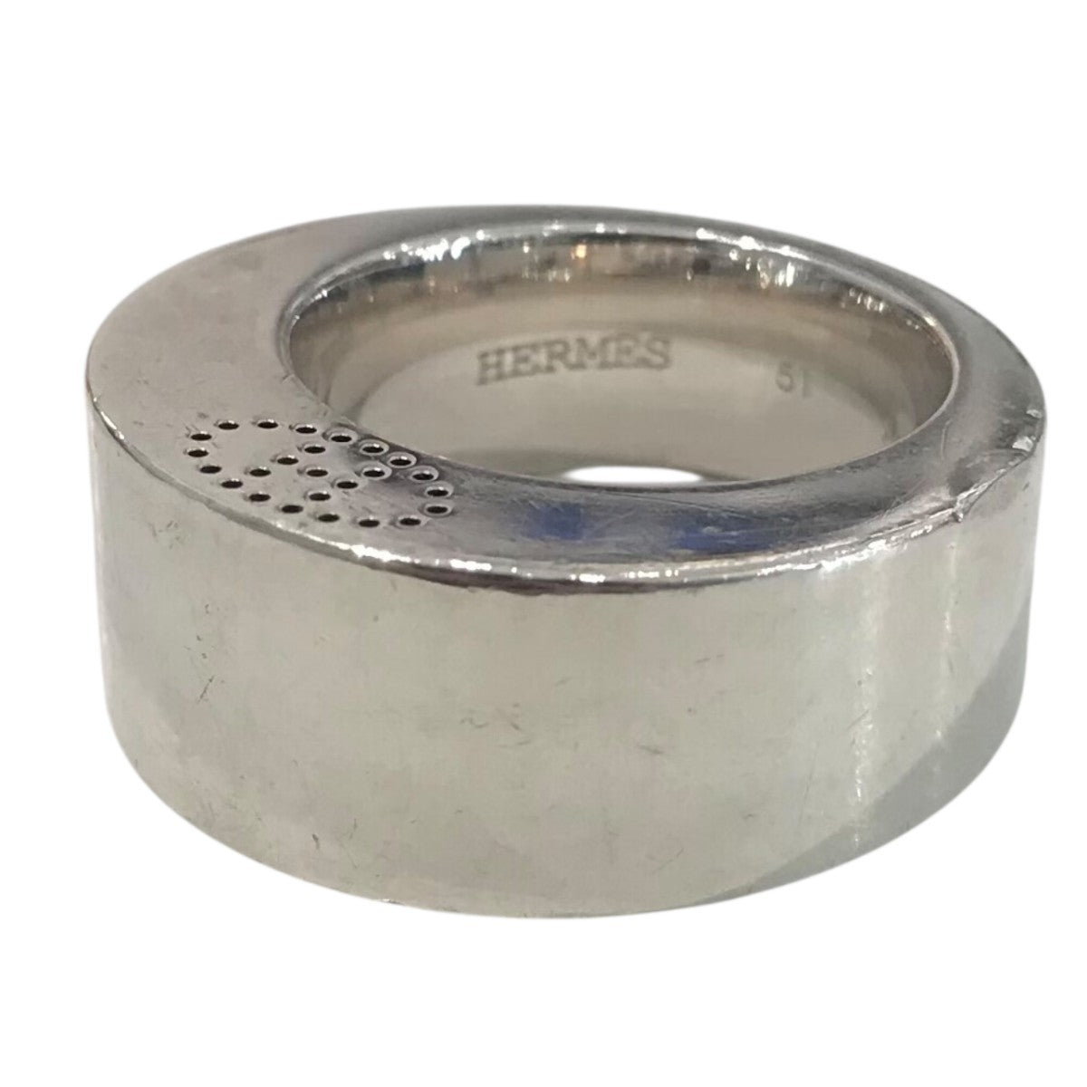 エルメス　リング　51 HERMES - エルメス リング ヒストリー 51号 シルバー 925/K18YG の通販