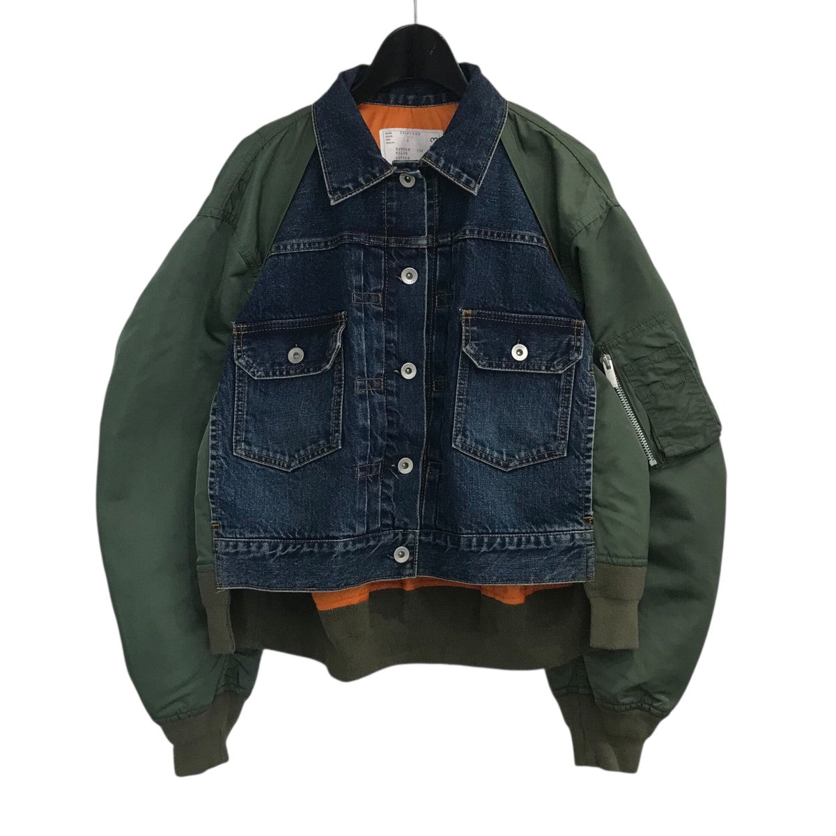 sacai(サカイ) 「Denim×Nylon Mix Blouson」デニムナイロンミックス