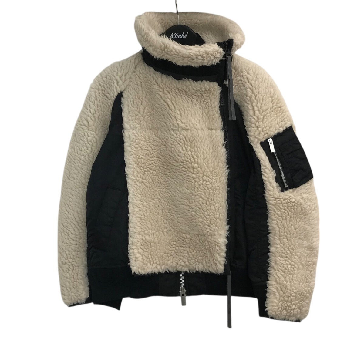 sacai(サカイ) 「Faux Shearling Nylon Twill Blouson」ボア切替