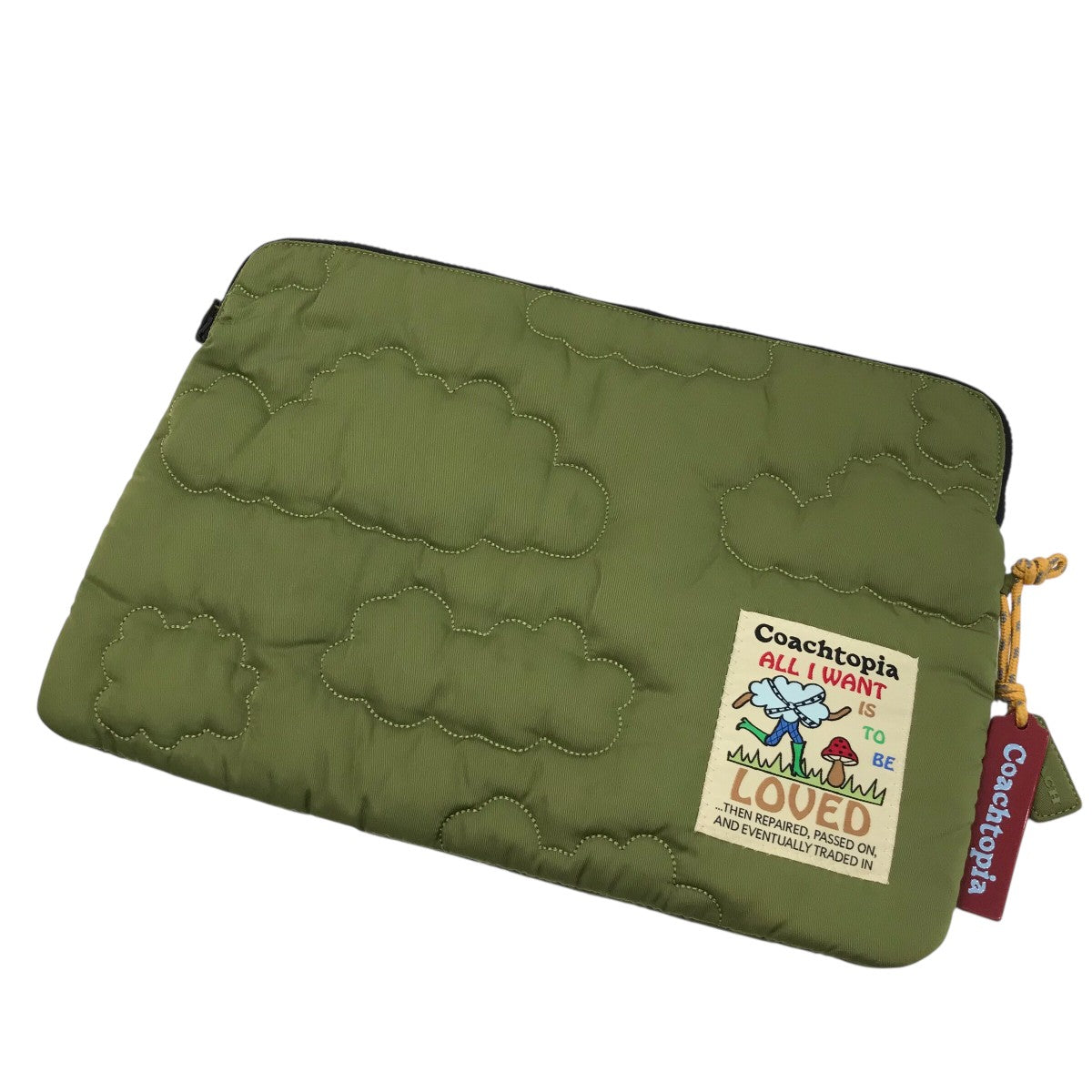 コーチトピア ループ キルテッド ラップトップ スリーブ ノートパソコン ケース コーチトピア ループ キルテッド ラップトップ スリーブ ノート