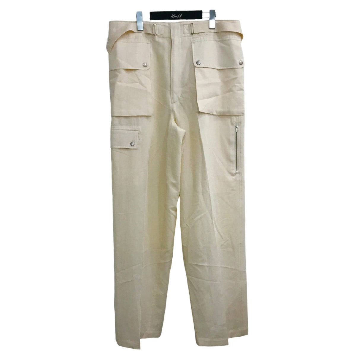 パンツ Auralee LIGHT WOOL VIYELLA CARGO PANTS 3 AURALEE-Light-Cotton-Wool-