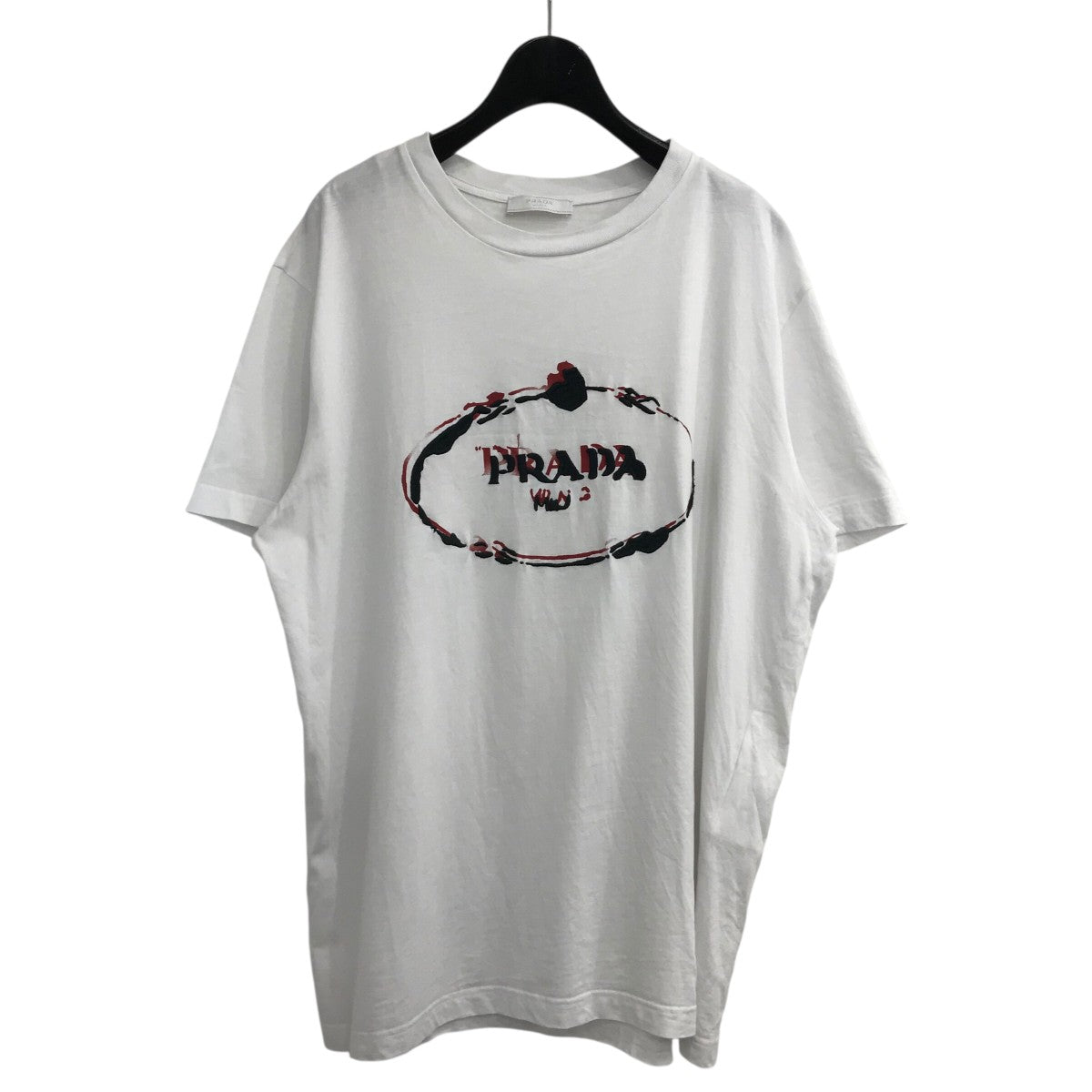 PRADA(プラダ) ロゴプリントTシャツUJN555 UJN555 ホワイト