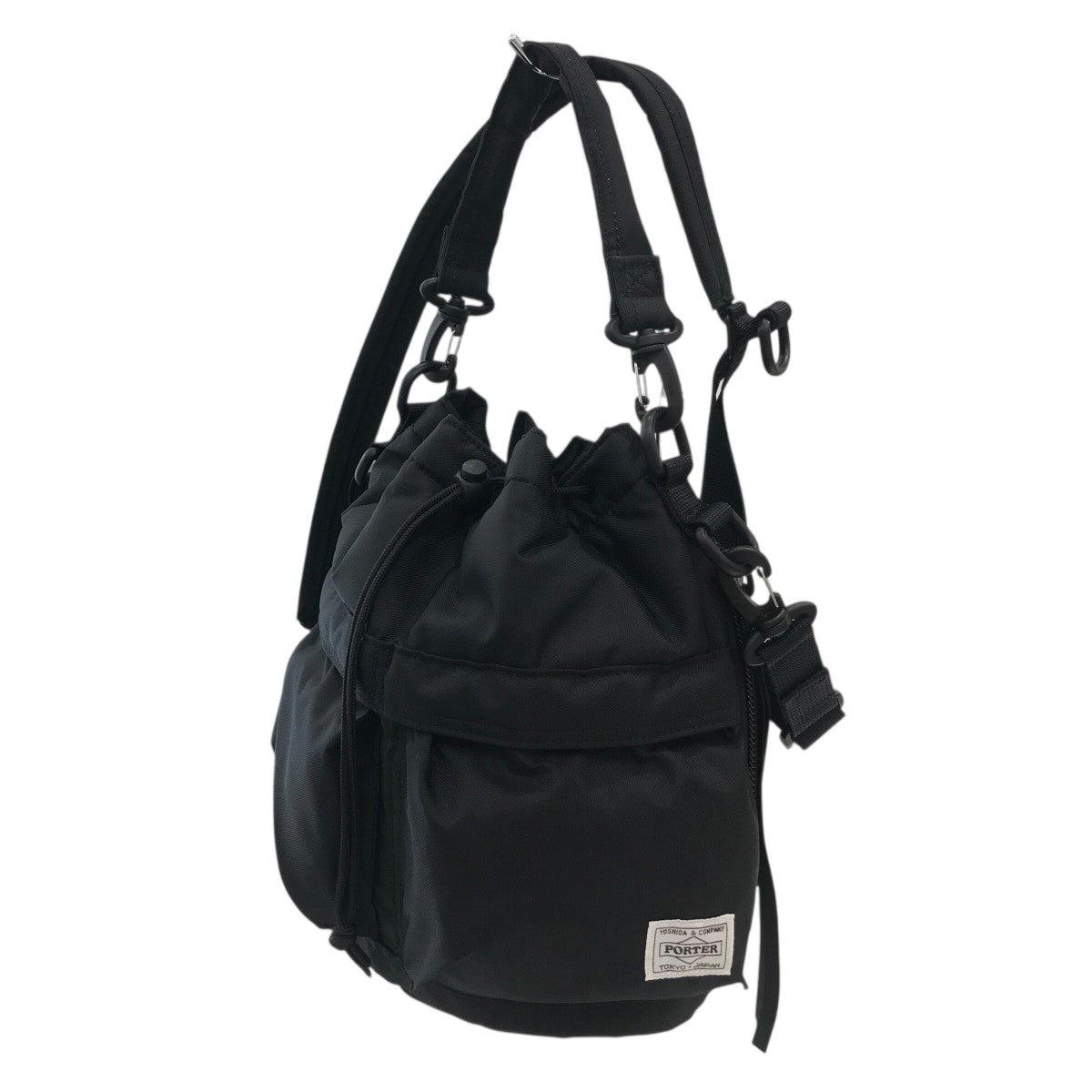 HYKE×PORTER 「2 WAY TOOL BAG S」2WAYバッグ ブラック｜【公式