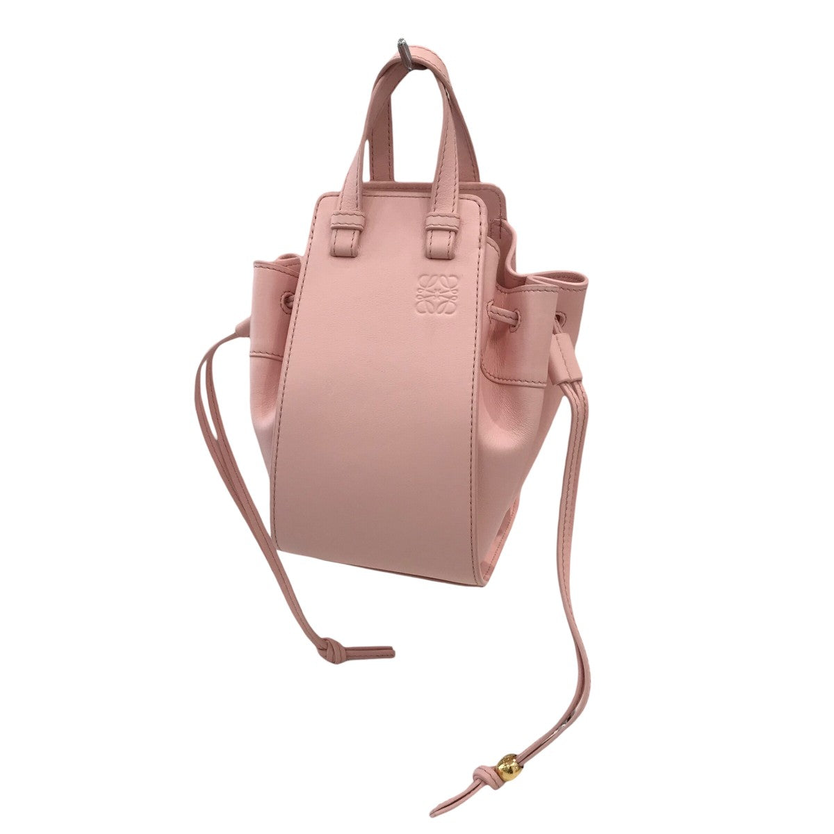 ロエベ　LOEWE ハンモック　2WAY ショルダーバッグ　ピンクベージュ ロエベハンモック 2WAYバッグ ピンク/ピンクベージュ レディース