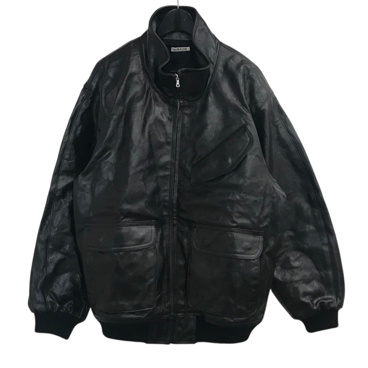 AURALEE(オーラリー) 25AW「LAMB LEATHER ZIP BLOUSON」レザー 