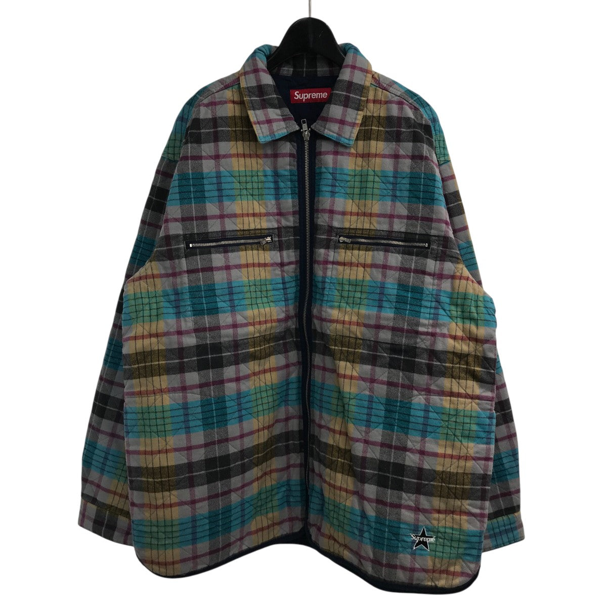 Supreme(シュプリーム) 24AW「Quilted Flannel Zip Up Shirt