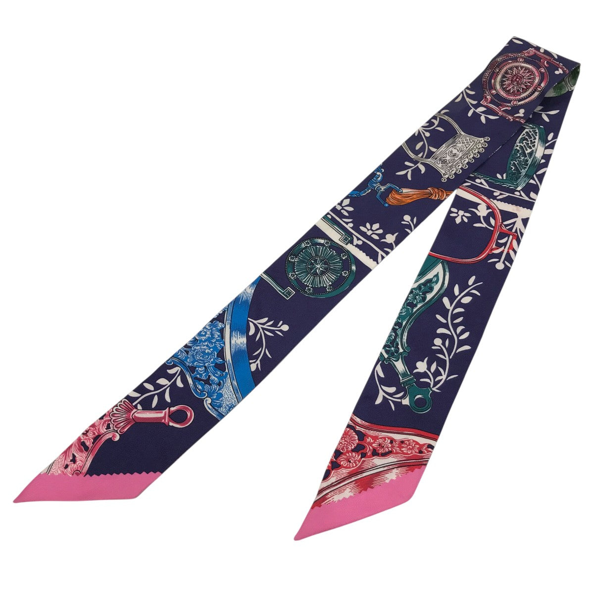 HERMES(エルメス) シルクツイリー ネイビー×ピンク｜【公式】カインド