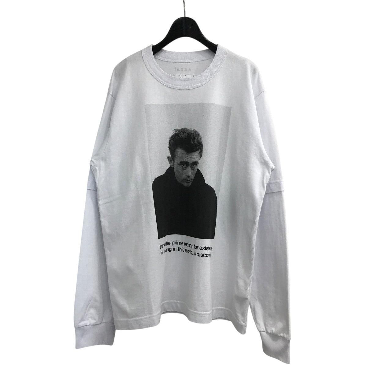 sacai James Dean L/S T-shirt長袖 カットソー サカイ - sacai | James Dean L/S T-shirt-White-1の通販