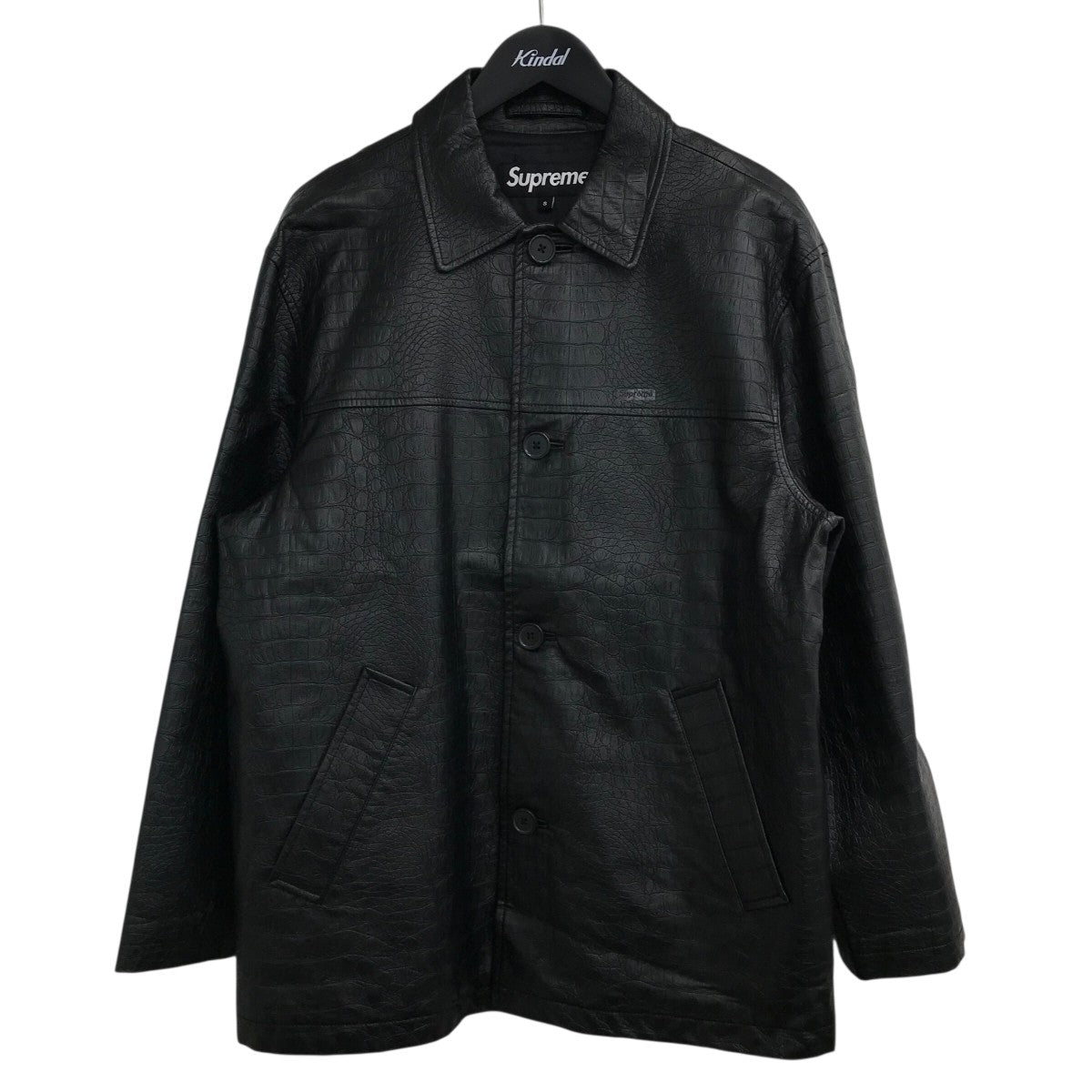 Supreme(シュプリーム) 22SS「Faux Croc Car Coat」クロコ型押し