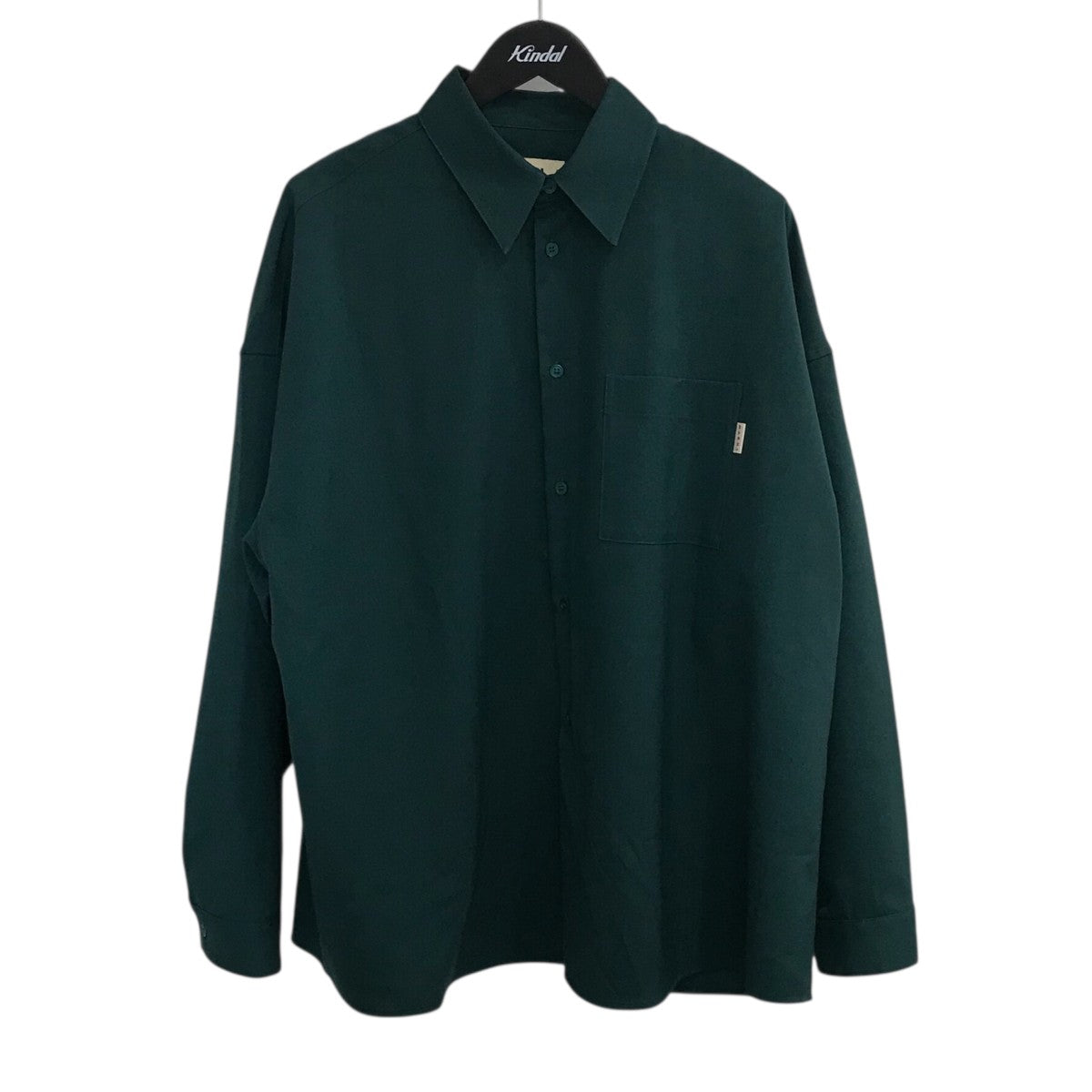 MARNI ナイロンパッカブルシャツ グリーン×ブラック　44 MARNI ナイロンパッカブルシャツ グリーン×ブラック 44 - メルカリ