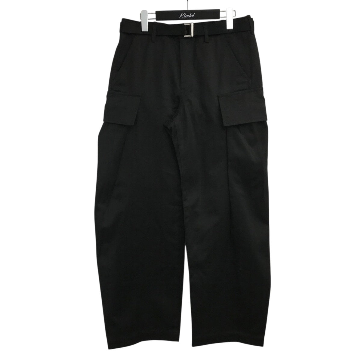 1 黒　SACAI 25SS Cotton Chino Pants サカイ sacai(サカイ) 25SS「Cotton Chino Pants」ベルテッドコットン
