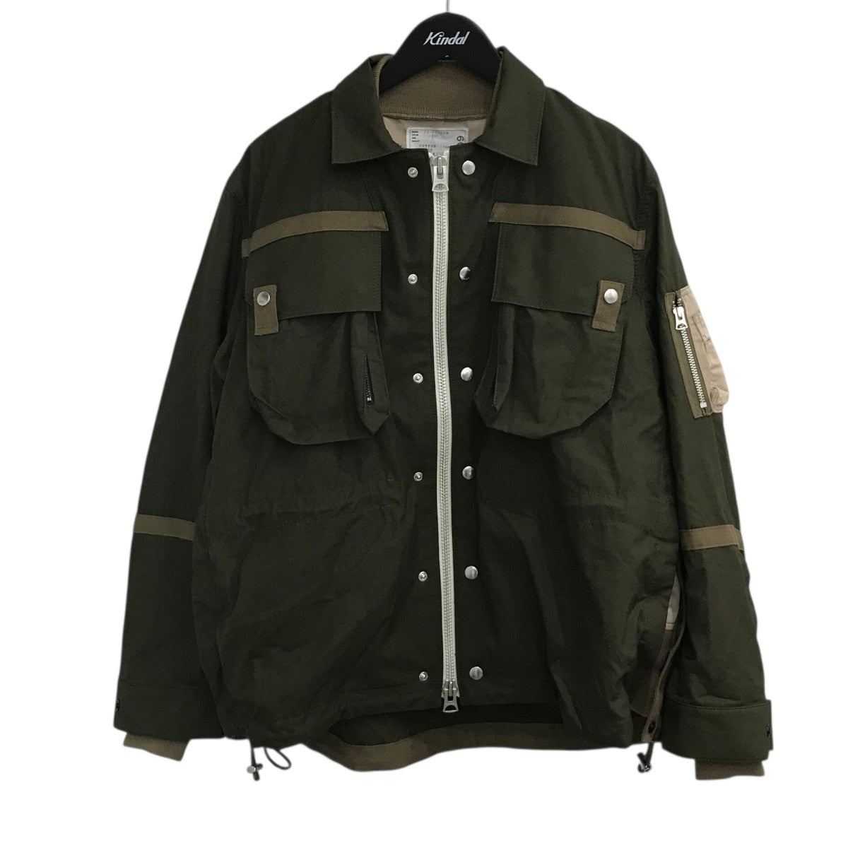sacai 21AW Nylon Twill Mix Blouson ブルゾン sacai] Nylon Twill Mix Blouson – MaW SAPPORO