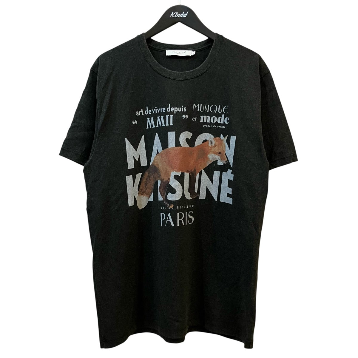 MAISON KITSUNE(メゾンキツネ) フォックスプリントTシャツKMM32770