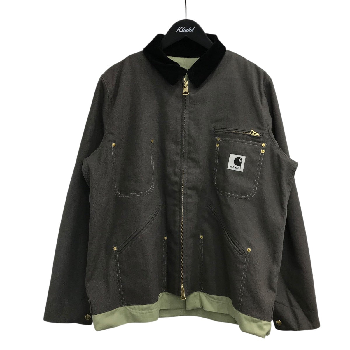 24SS Sacai Carhartt リバーシブルジャケット サイズ1 sacai×CARHARTT WIP 24SS「Reversible Jacket」リバーシブル