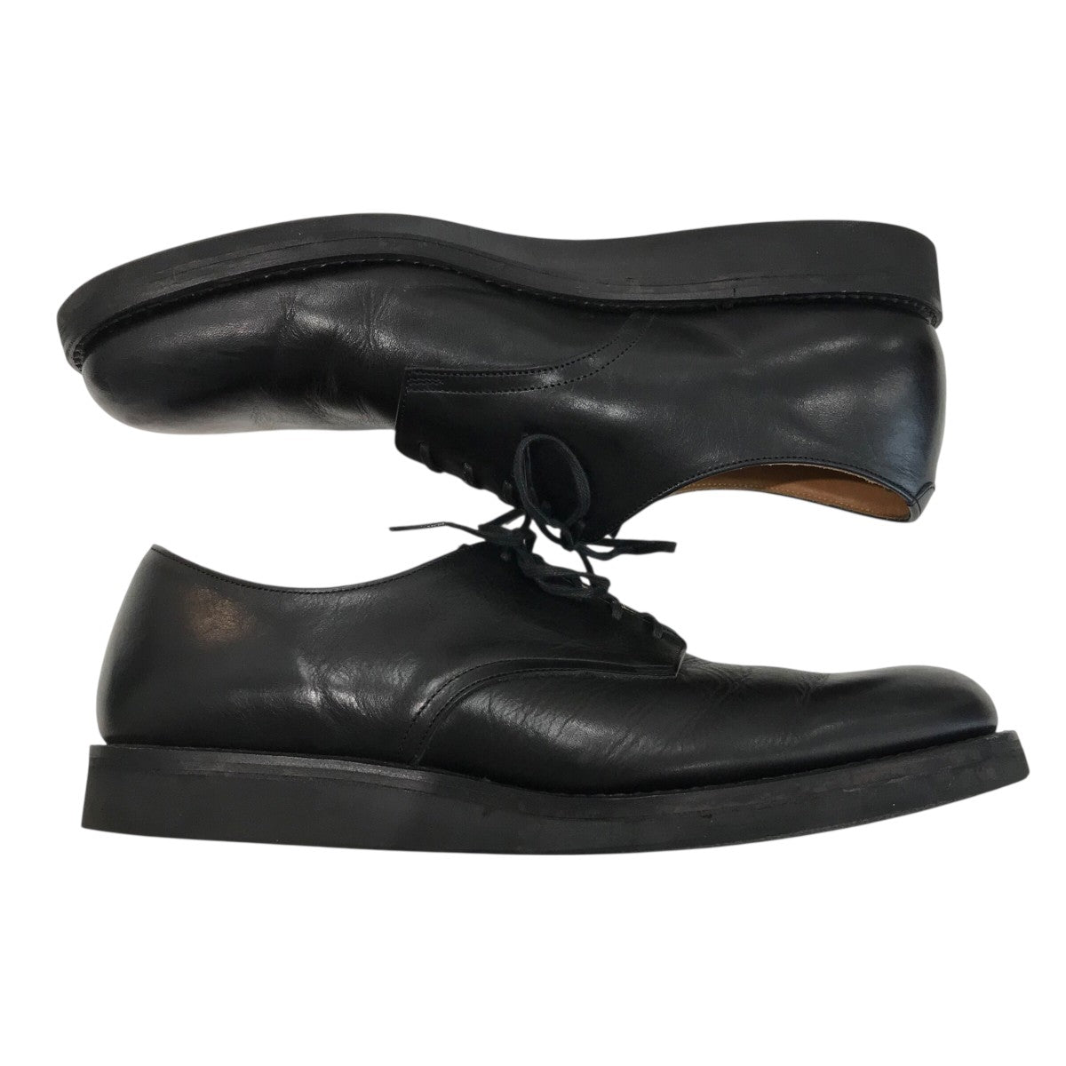25AW「Leather Officer Shoes」プレーントゥシューズMGK 009 99 412