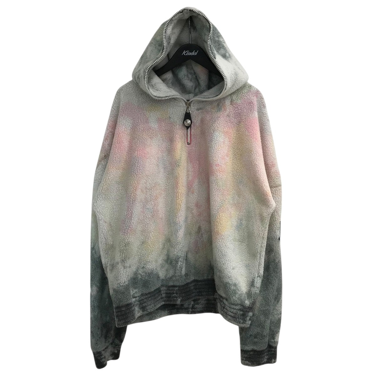 ハーフジップフーデッドフリースジャケットWD TH3 21 589 U GY