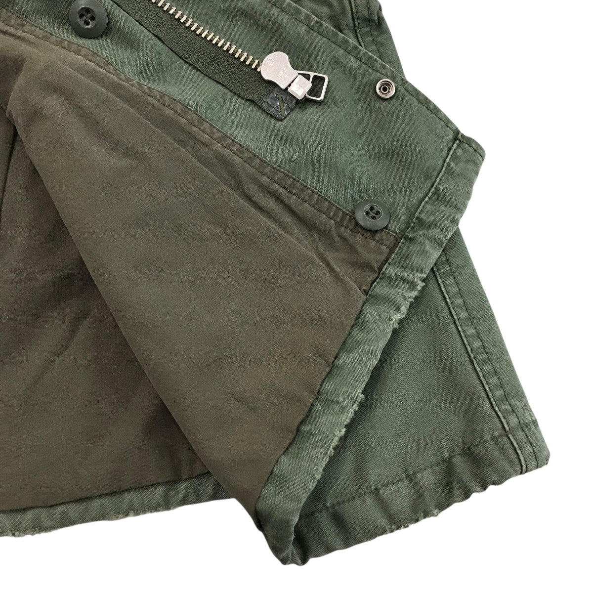 ダメージ加工レースアップミリタリージャケットPD23AJ01