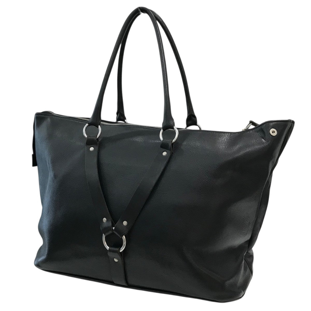 ジョンローレンスサリバン トートバッグ ボストンバッグ レザー ブラック 8001001012155_1.jpg?v=