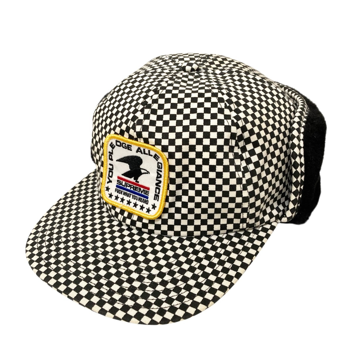 Supreme(シュプリーム) Earflap 6-Panelイヤーキャップ ブラック