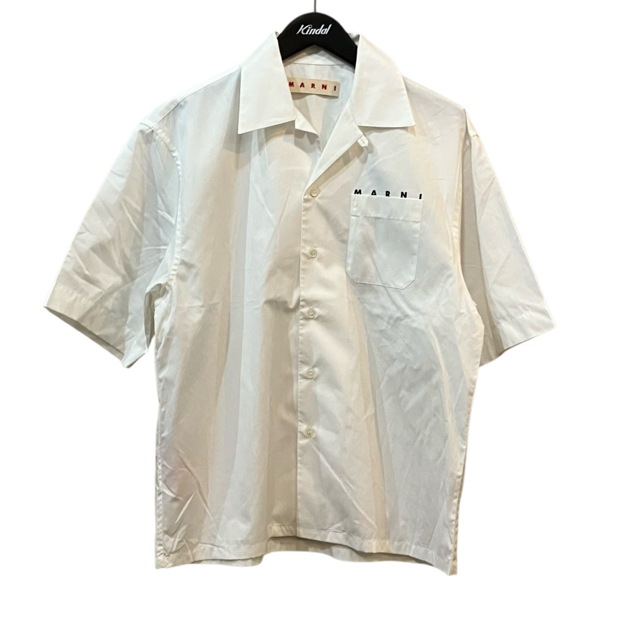 MARNI プリント クロップド 半袖シャツ MARNI - クロップド フラワープリントTシャツ / ホワイト / 25SS new