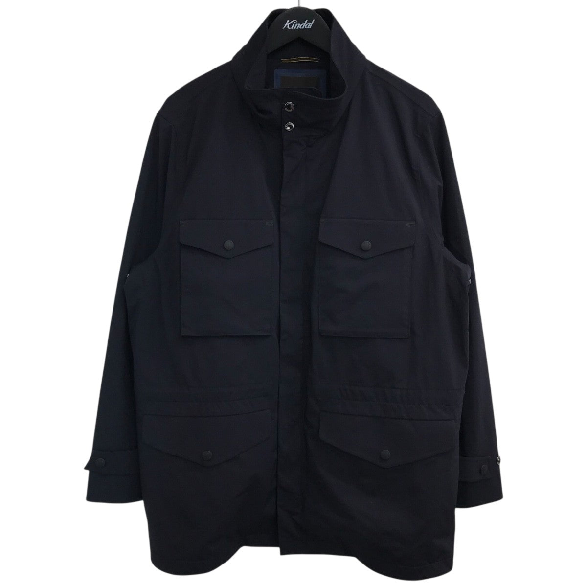 【美品】MooRER ムーレー LOBELIA ストレッチ ナイロンジャケット紺 MOORER(ムーレー) 「BELLINI」ナイロンジャケット ネイビー サイズ 54