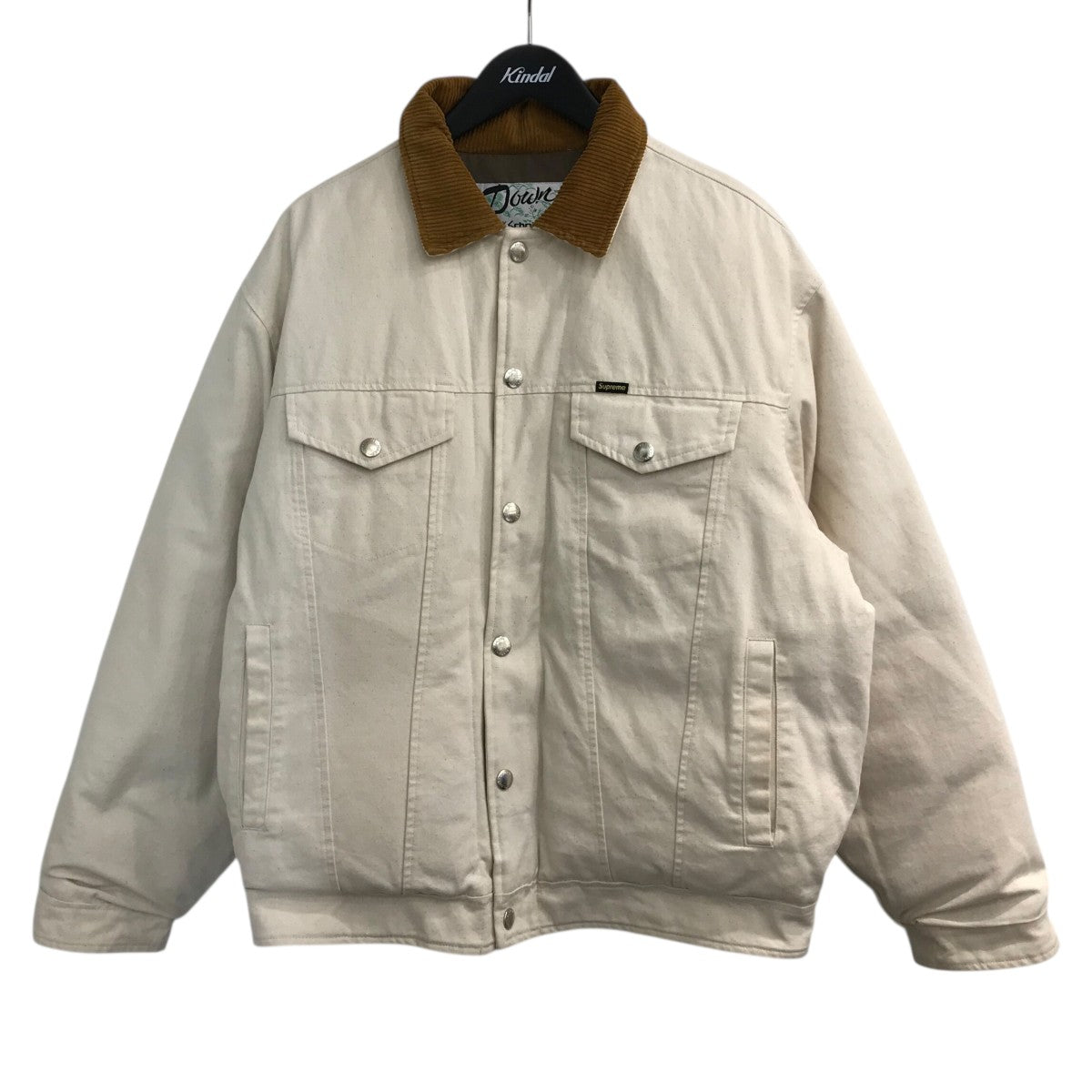 Supreme×Schott 22AW「Canvas Down Trucker Jacket」キャンバスダウン