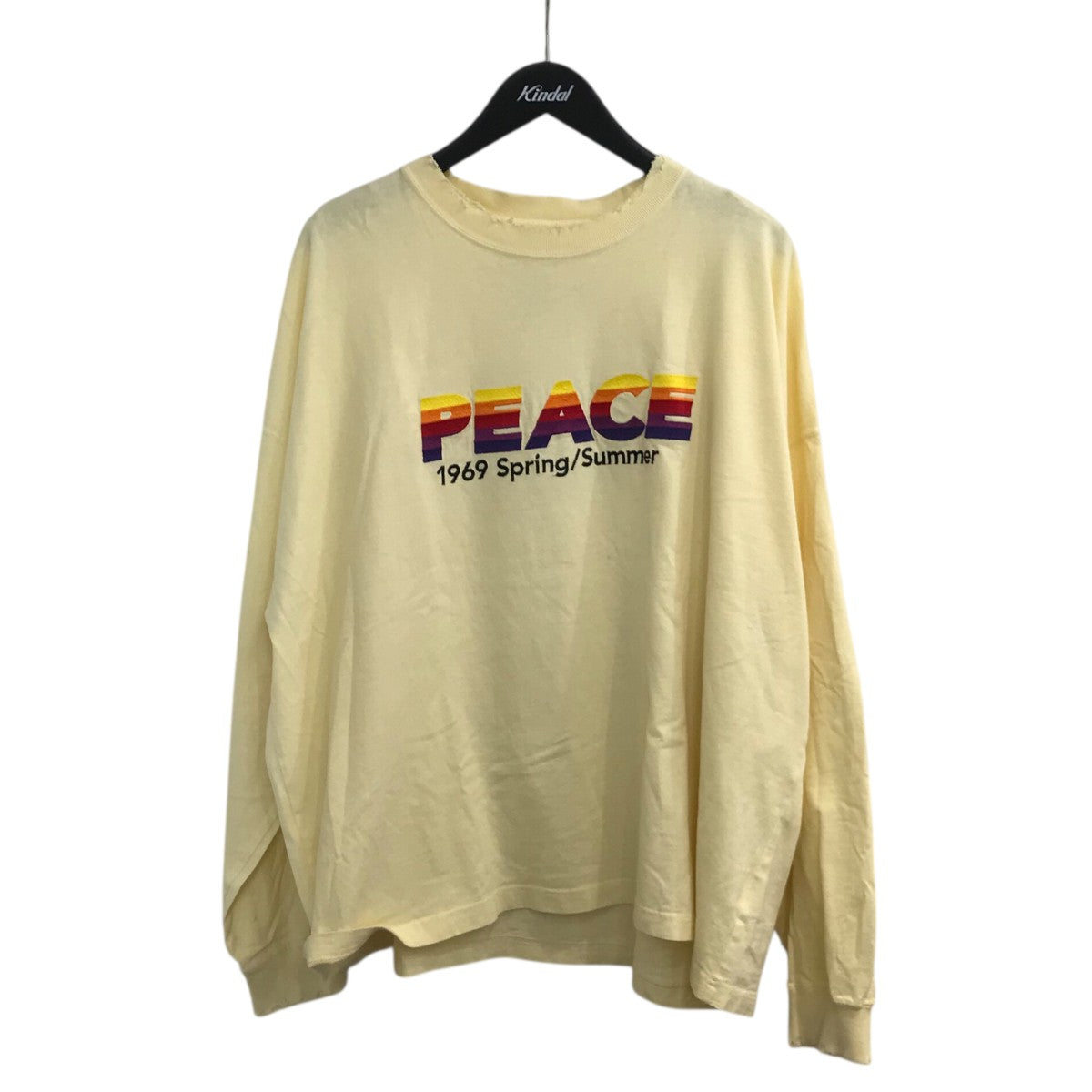 DAIRIKU(ダイリク) 「PEACE Vintage Long Sleeve Tee」長袖Tシャツ21SS