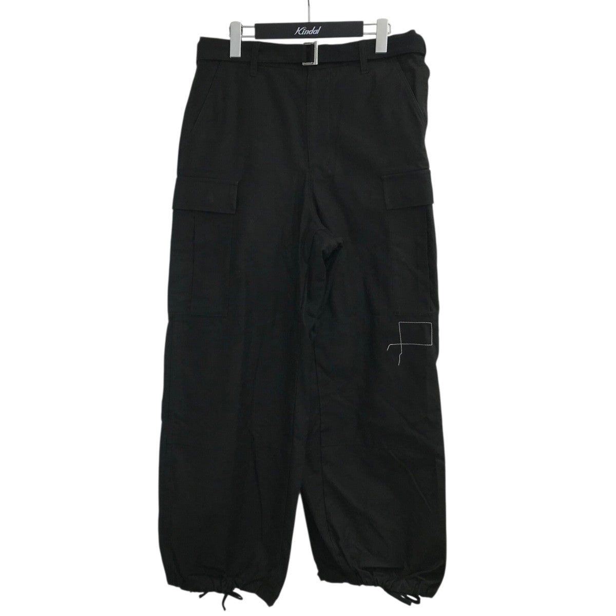 sacai×WTAPS 25SS「Cotton Back Satin Pants」カーゴパンツ25 03695M