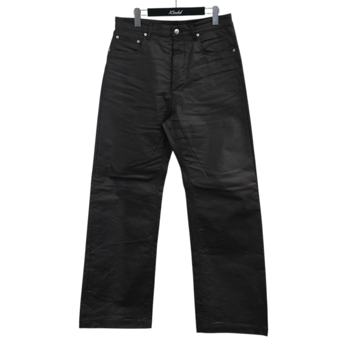 RICK OWENS(リックオウエンス) 「GETH JEANS」コーティングパンツ