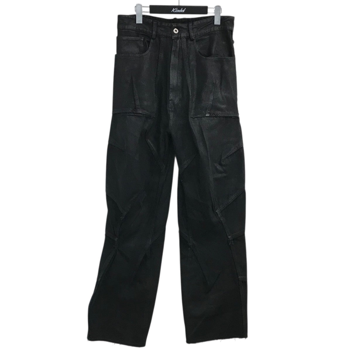 CANNNONE(カンノーネ) 「DART WAX DENIM」コーティングデニムパンツ