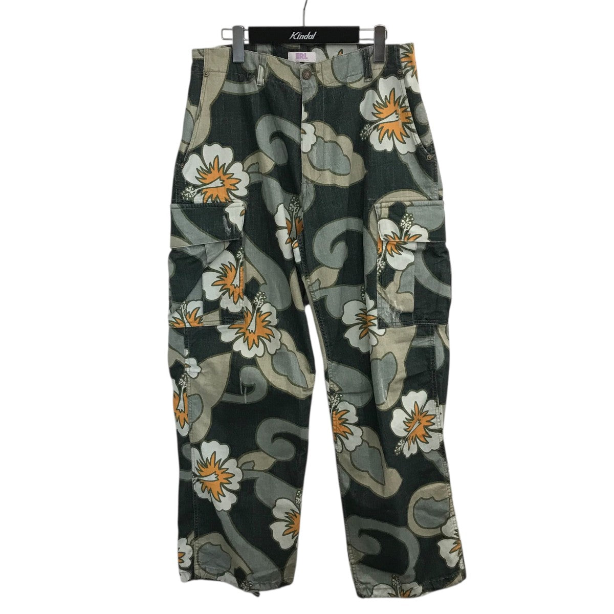 ERL(イーアールエル) 「Straight Floral Print Cargo Pants