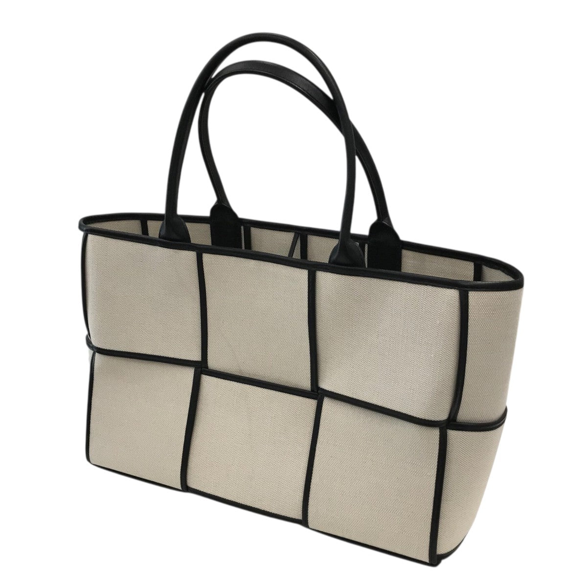 BOTTEGA VENETA マキシイントレチャート アルコ トートバッグ 古着・中古-1枚目のアイテム画像