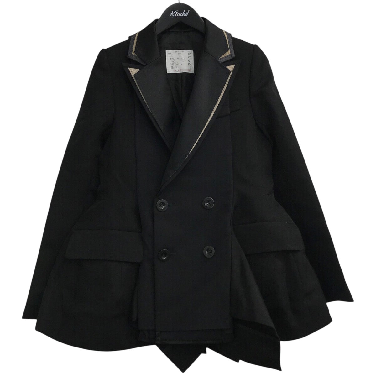 sacai(サカイ) 25AWダブルレイヤードブレザー25 07936 25 07936