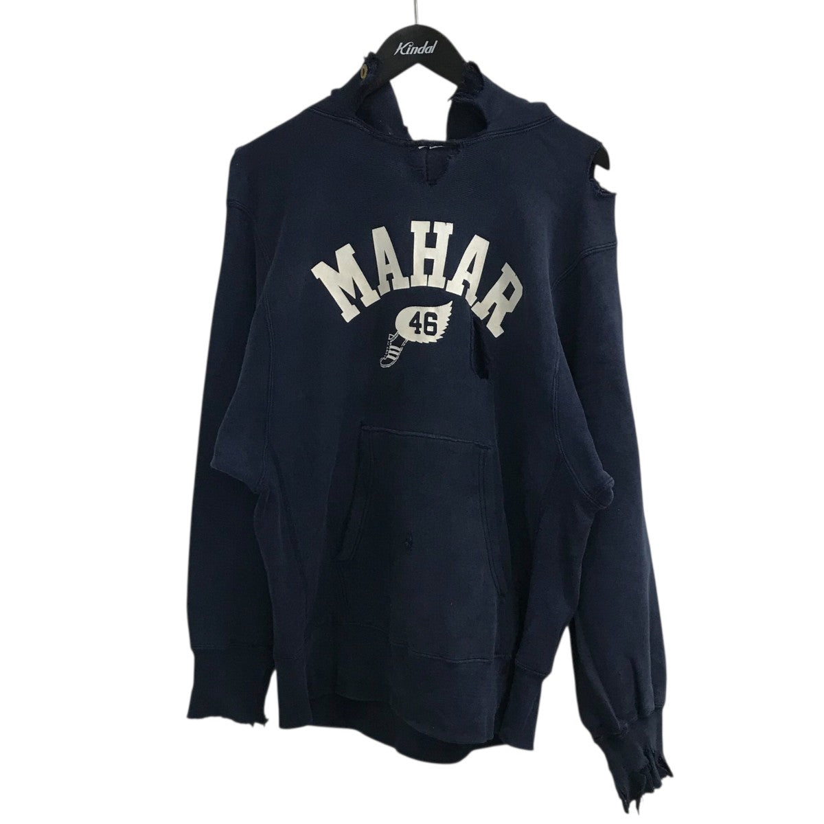 80s「トリコタグ MAHAR ウィングフット」リバースウィーブパーカー