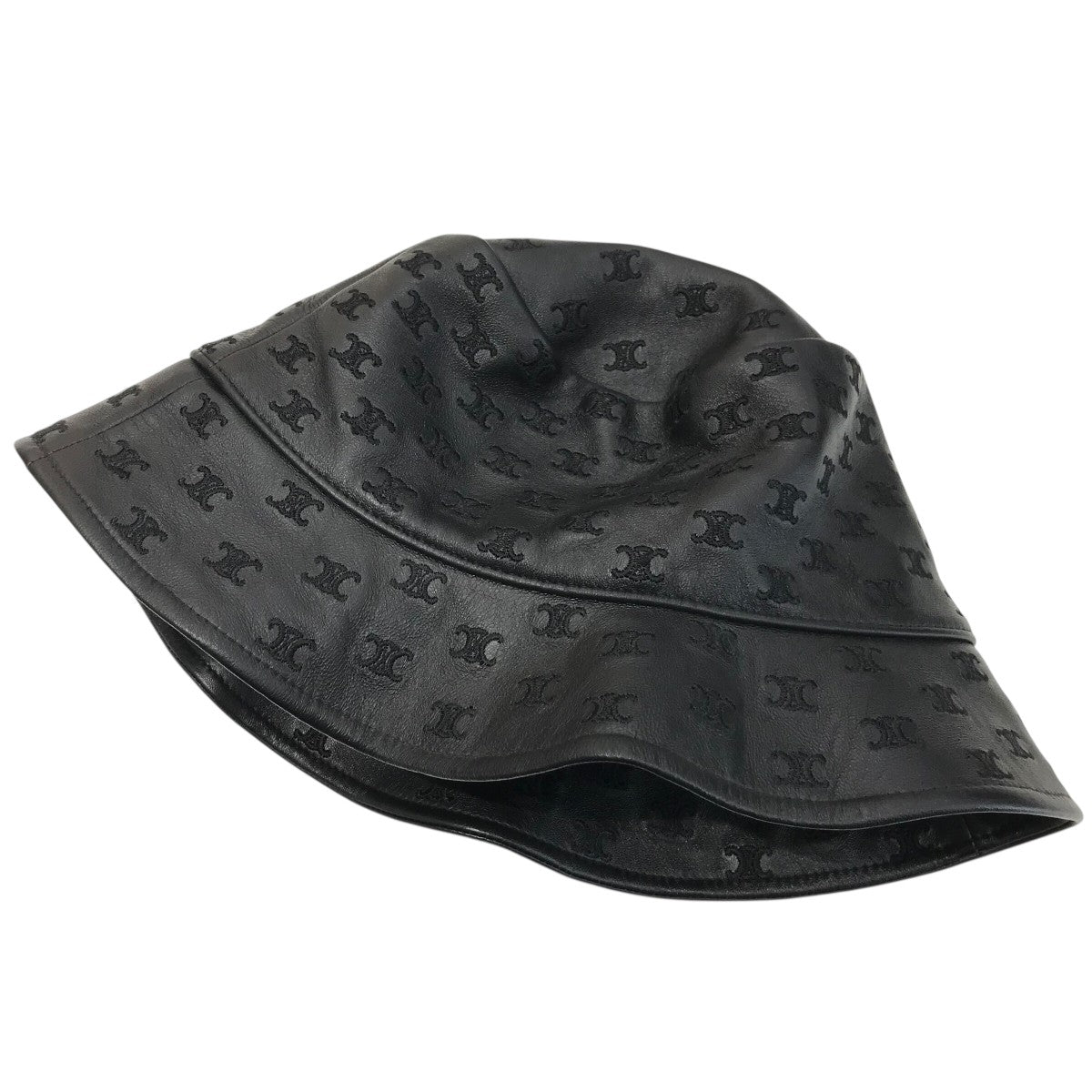 CELINE(セリーヌ) トリオンフレザーバケットハット2AUJ8269L 38NO