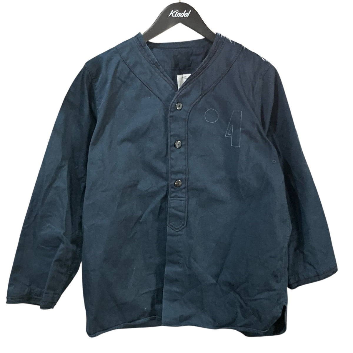 トップス visvim DUGOUT SHIRT VISVIM(ビズビム) 「DUGOUT SHIRT」長袖ベースボールシャツ