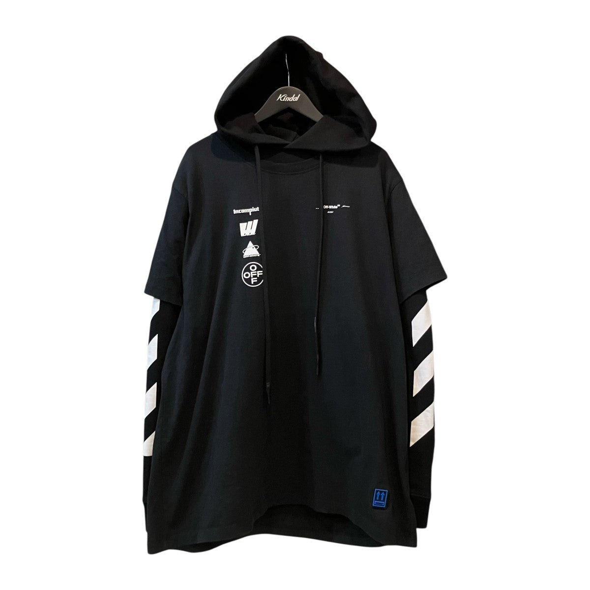 OFFWHITE(オフホワイト) 「Diag Mariana Double Tee Hoodie」ダイアグ