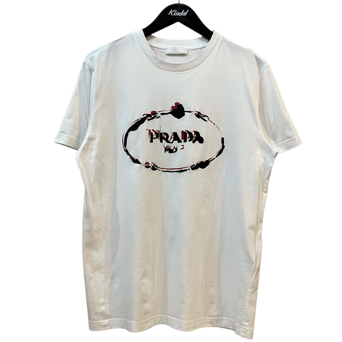 PRADA ロゴ刺繍Tシャツ ホワイト サイズ L｜【公式】カインドオル 