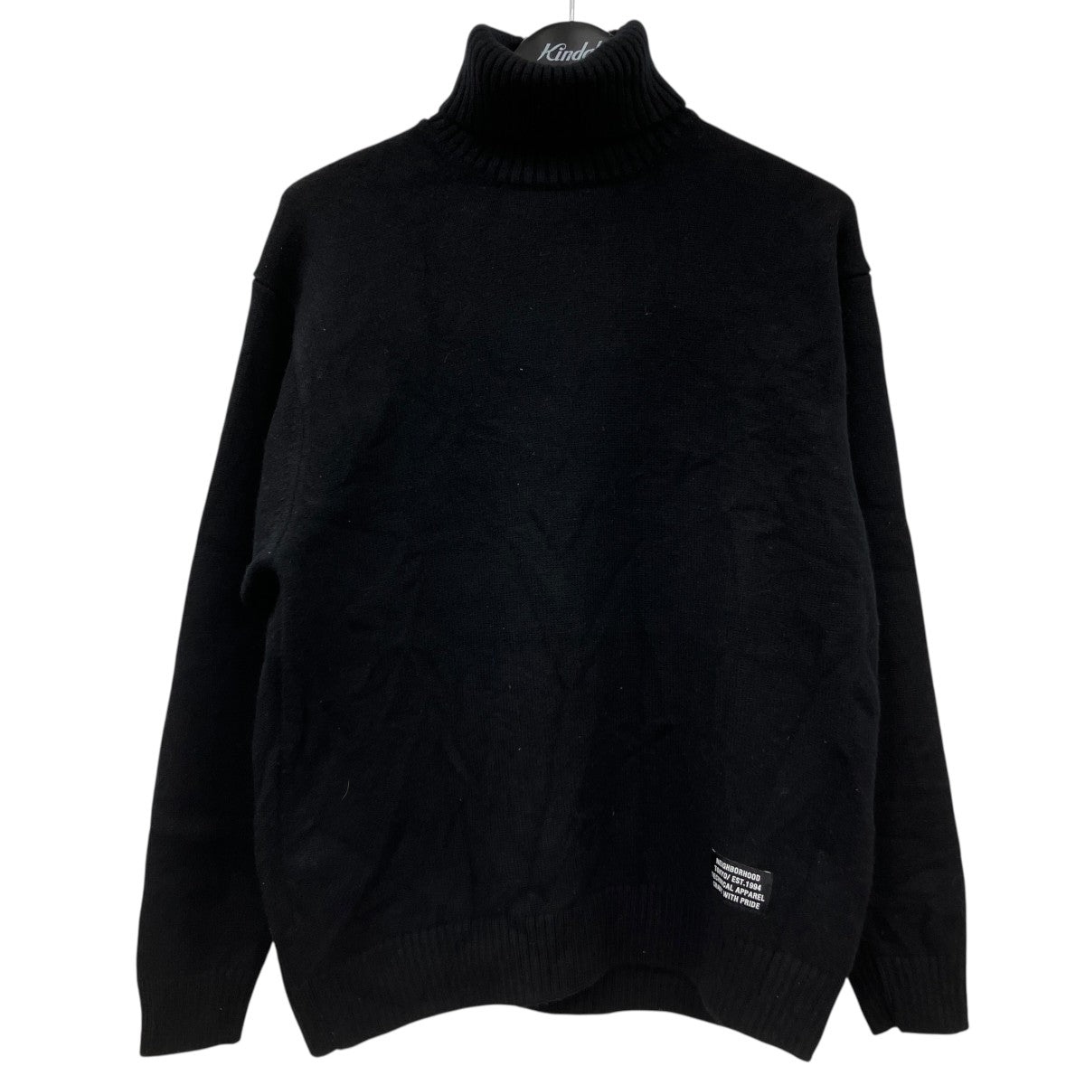 HIGHNECK SWEATER . WOタートルネックニット222FCNH-KNM01