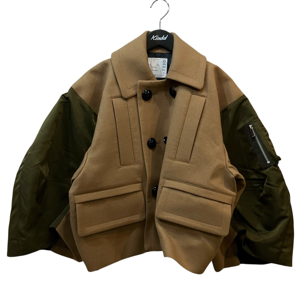 sacai(サカイ) 「Wool Melton x Nylon Twill Jacket」ウールメルトン