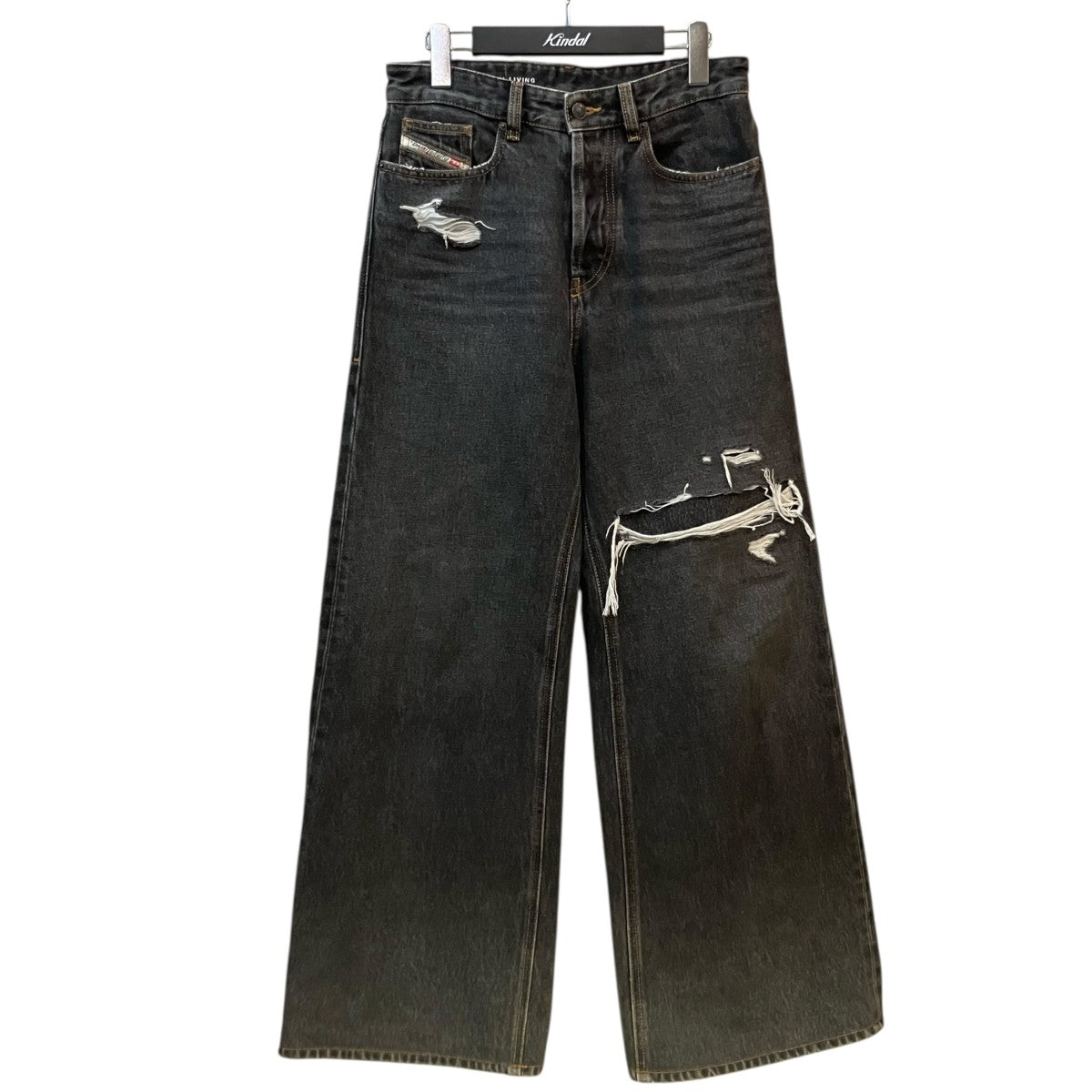 DIESEL(ディーゼル) 「relaxed jeans d-rise」クラッシュ加工ワイド