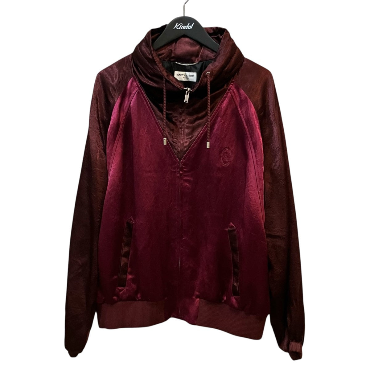 Saint Laurent Paris(サンローランパリ) サテンジップジップアップ