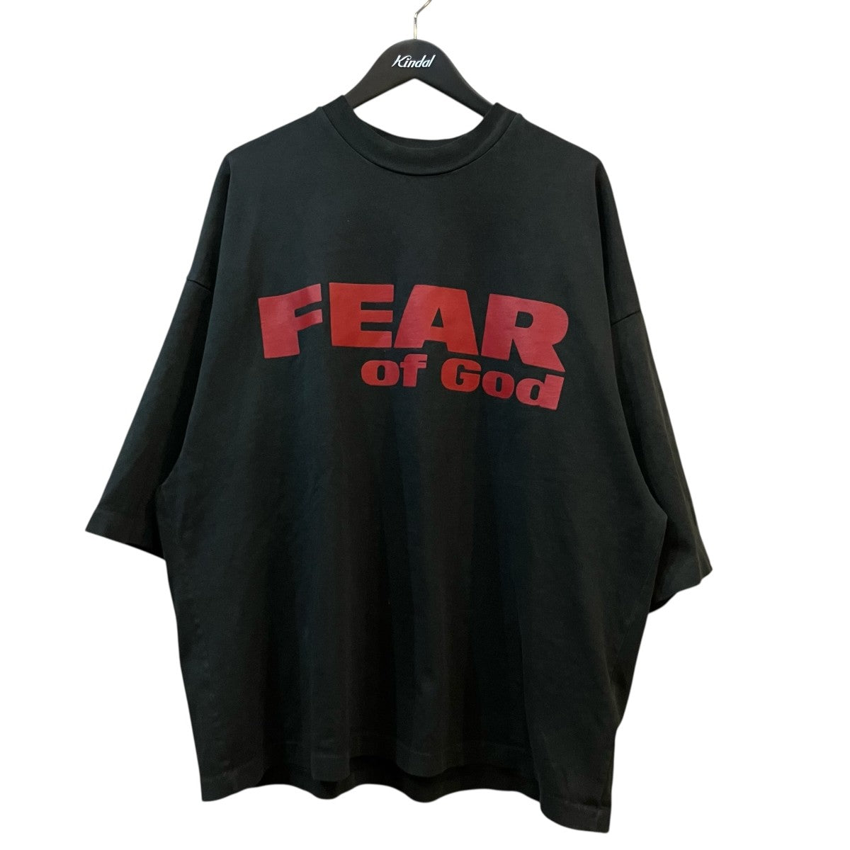 FEAR OF GOD(フィアオブゴッド) ヴィンテージ加工Tシャツ ブラック