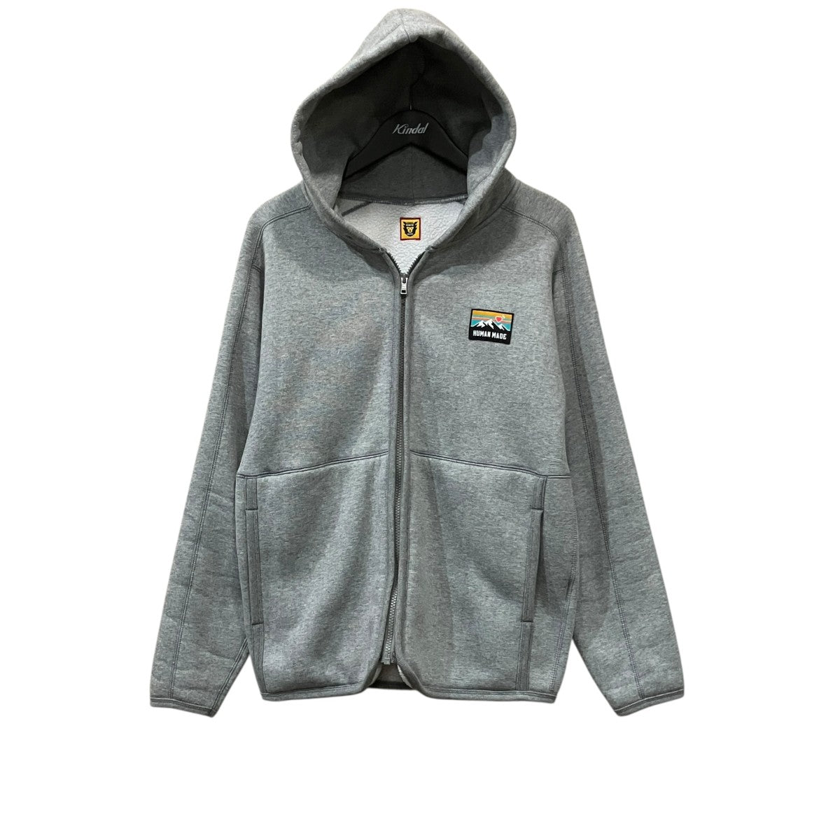 HUMAN MADE(ヒューマンメイド) ジップパーカー グレー サイズ S