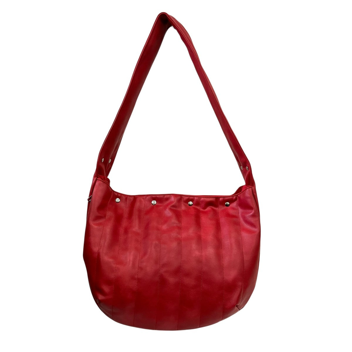 seyto(セイト) Studs big shoulder bagショルダーバッグ レッド 