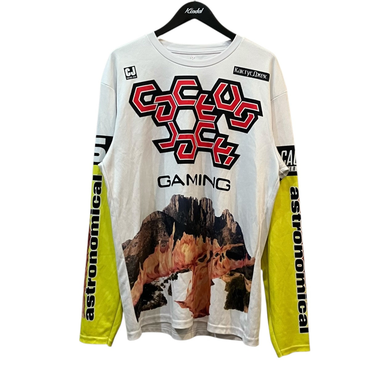 CACTUS JACK(カクタスジャック) CJ GAMING LS JERSEY IIWHITEゲーム