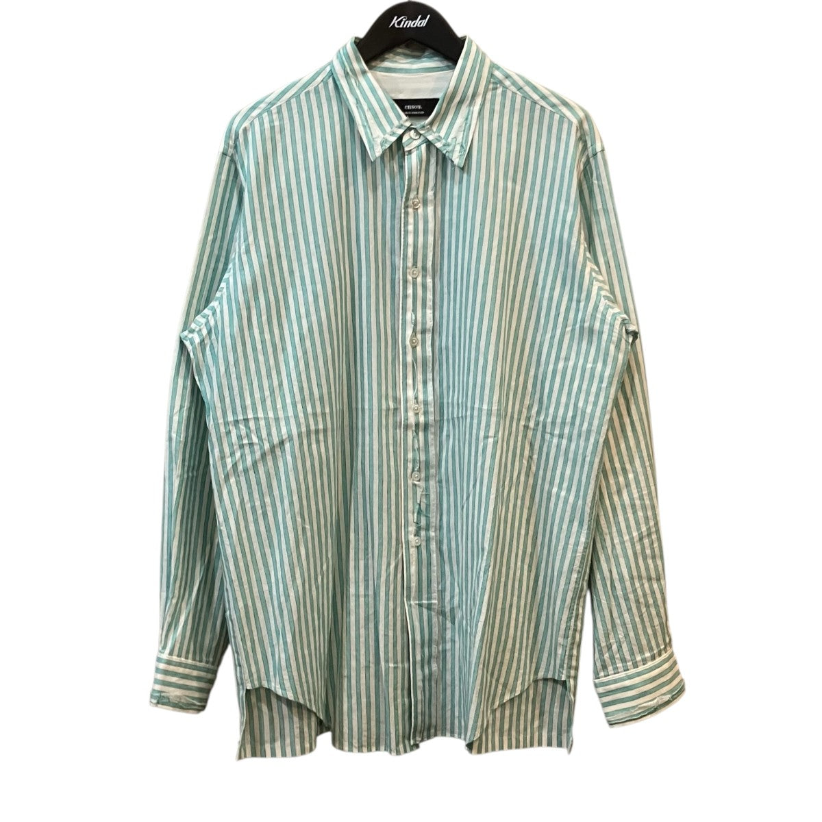 ensou.(エンソウ) Rough Cut Shirt ストライプカットシャツ ペッパー ensou.(エンソウ) Rough Cut Shirt ストライプカットシャツ ペッパー