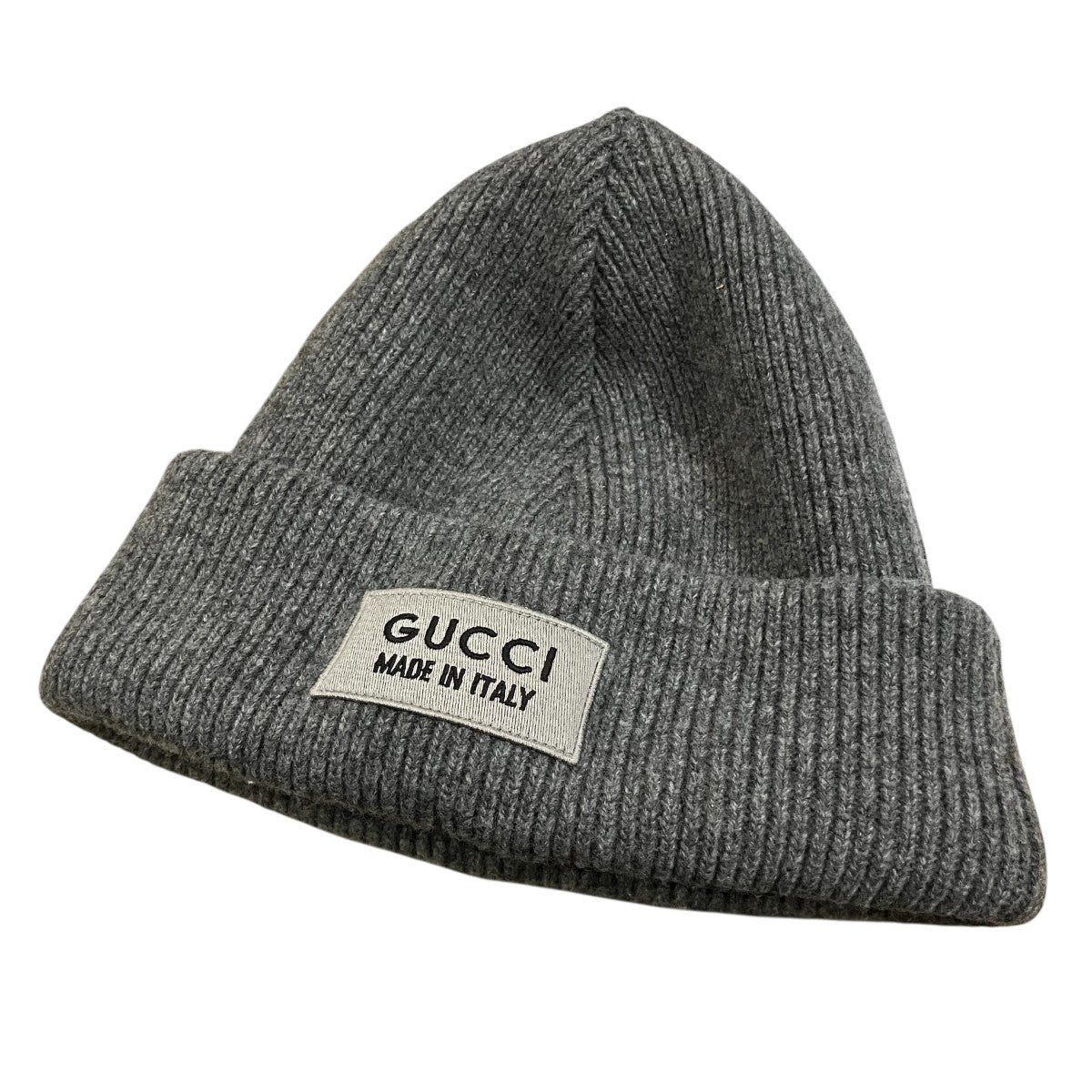 GUCCI(グッチ) ニットキャップ772562 772562 グレー サイズ M｜【公式 