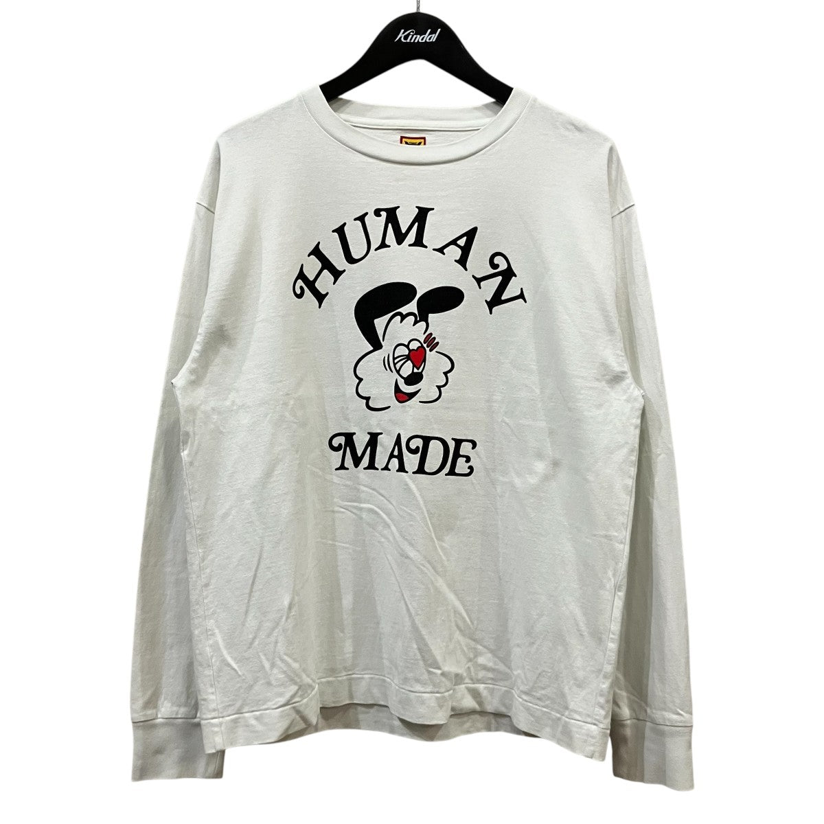 HUMANMADE Girl’s don’t cry ロンT Mサイズ HUMAN MADE×GIRLS DON'T CRY 長袖Tシャツ ホワイト サイズ M｜【公式