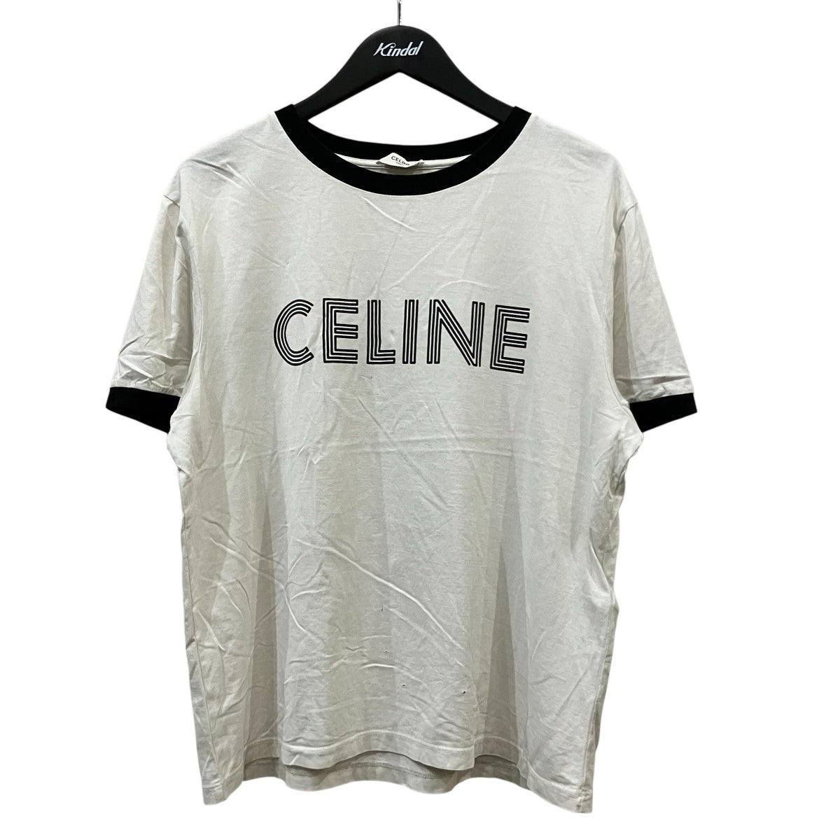 CELINE(セリーヌ) ロゴプリント半袖Tシャツ2X49I671Q 2X49I671Q